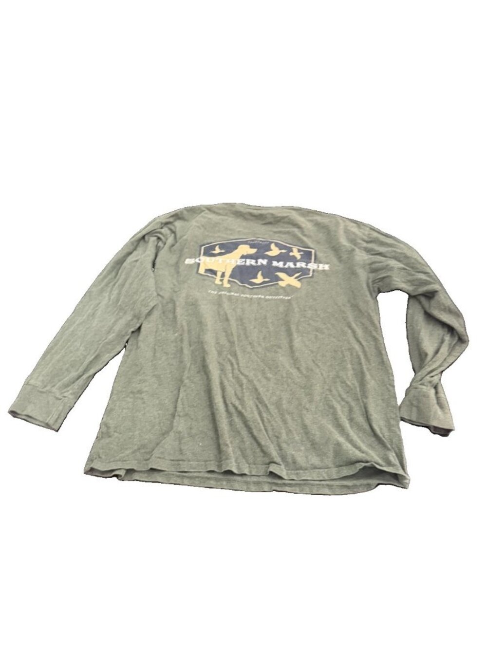 Men’s Southern Marsh Long Sleeve T-shirt Green Xl